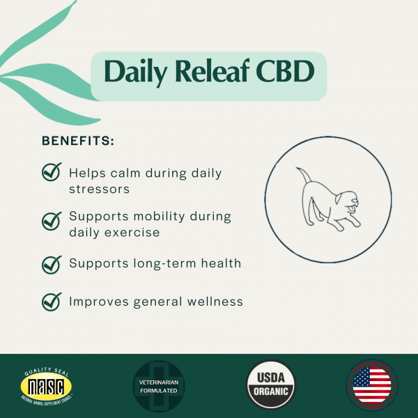 Daily Releaf CBD Edibites For Small Dogs – Blueberry Cranberry CBD Chew