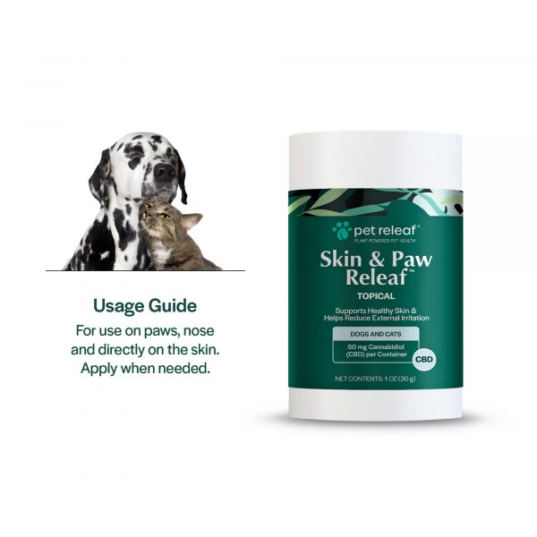 Skin & Paw Releaf Topical CBD For Dogs & Cats CBD Ointment