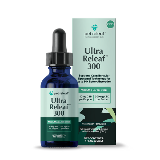 Ultra Releaf 300mg Liposomes CBD Oil For M/L Dogs Liposome CBD Oil