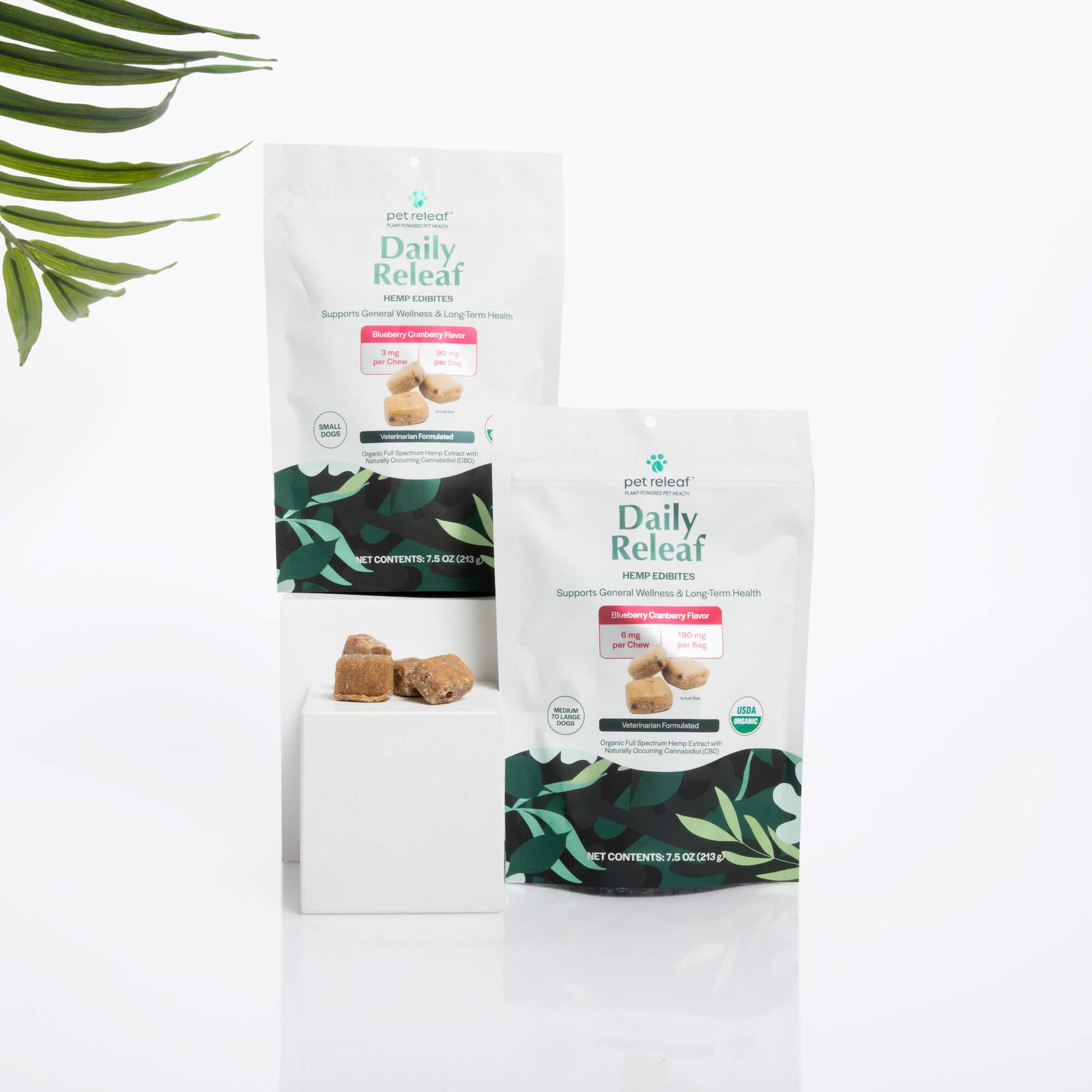 Daily Releaf CBD Edibites For Small Dogs – Blueberry Cranberry CBD Chew